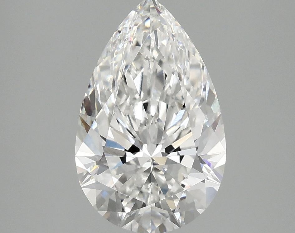 2.03 Carat Pear Shaped Ideal Cut VVS1 IGI Certified Lab Grown Diamond