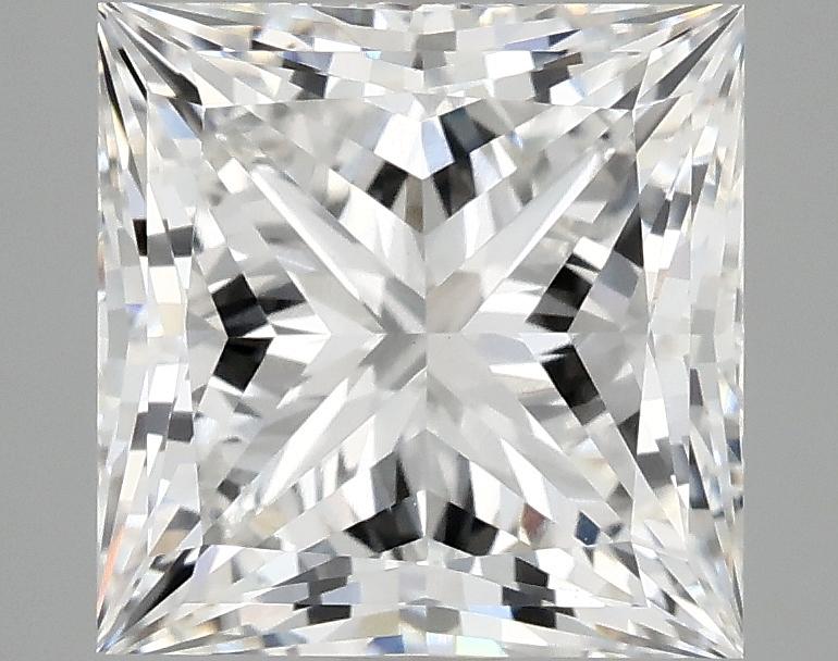4.15 Carat Princess Shaped Ideal Cut VVS2 IGI Certified Lab Grown Diamond