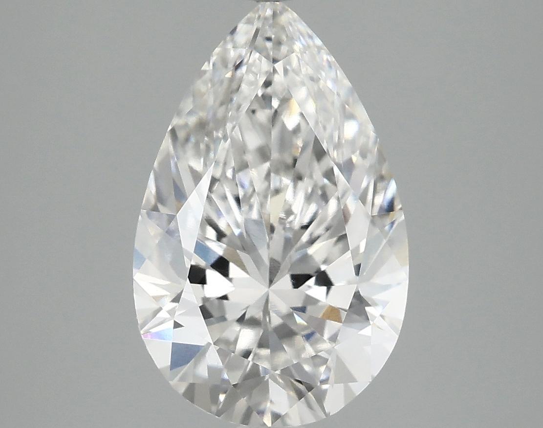 3.07 Carat Pear Shaped Ideal Cut VVS2 IGI Certified Lab Grown Diamond