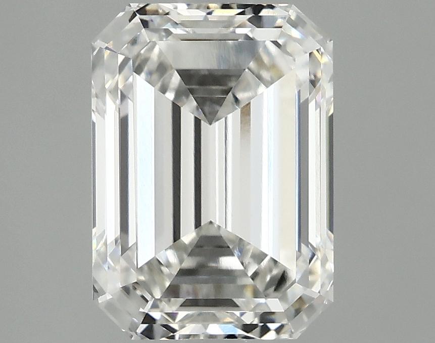 3.03 Carat Emerald Shaped Excellent Cut VVS2 IGI Certified Lab Grown Diamond
