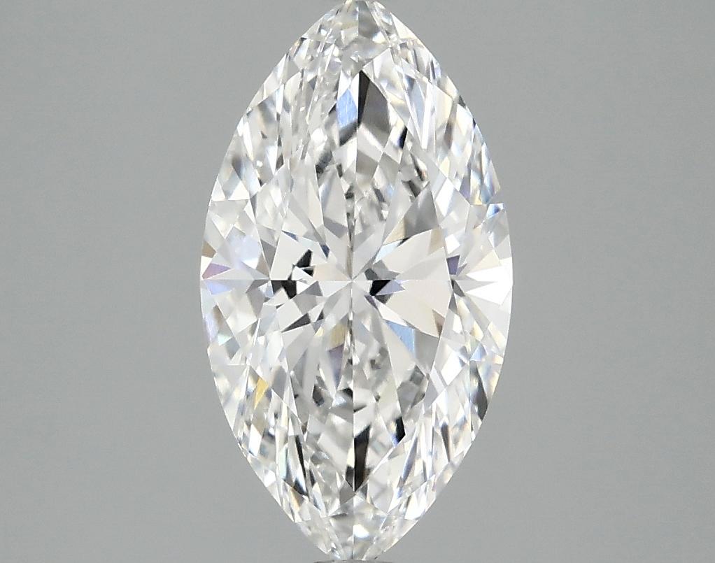 2.03 Carat Marquise Shaped Excellent Cut VVS2 IGI Certified Lab Grown Diamond