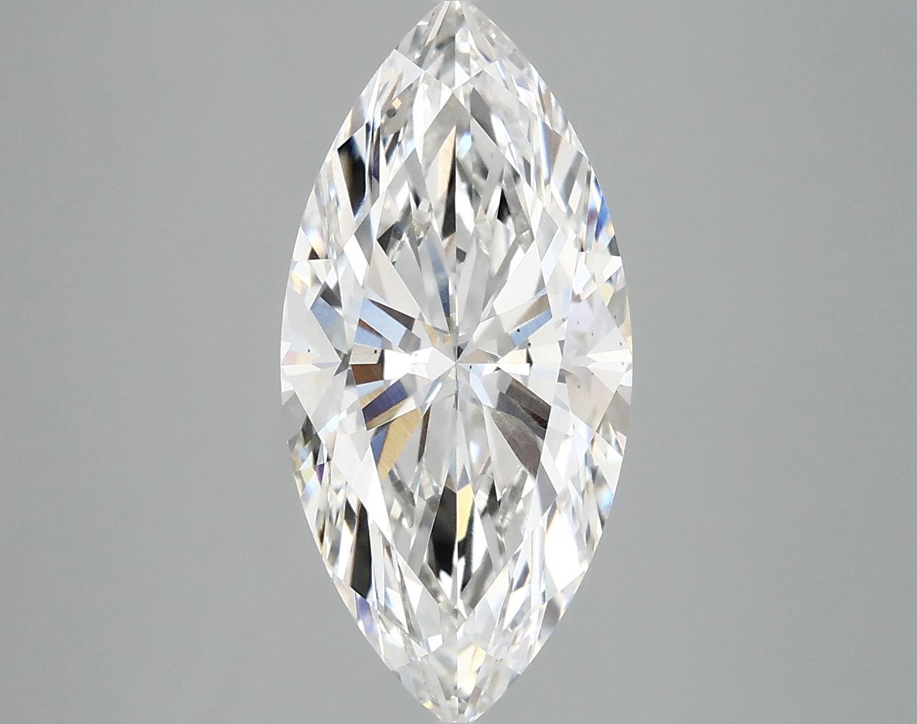 3.08 Carat Marquise Shaped Excellent Cut VS2 IGI Certified Lab Grown Diamond