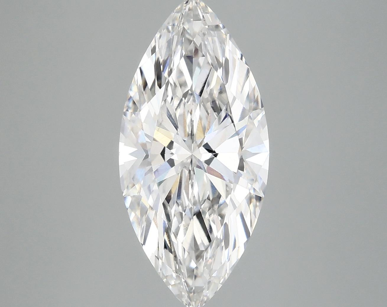 3.05 Carat Marquise Shaped Excellent Cut VS1 IGI Certified Lab Grown Diamond