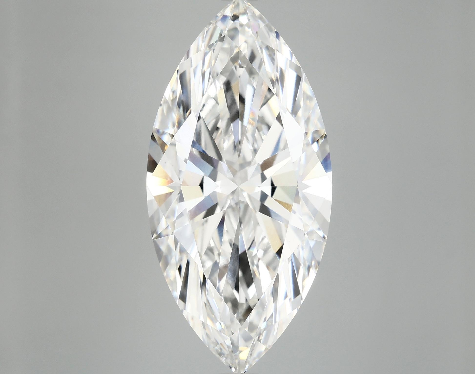 10.09 Carat Marquise Shaped Excellent Cut VVS2 IGI Certified Lab Grown Diamond