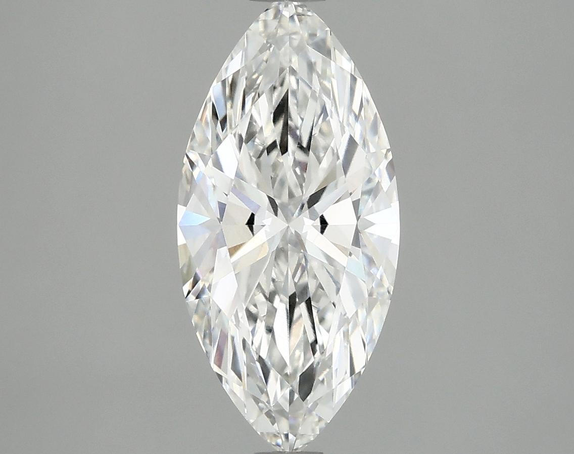 1.82 Carat Marquise Shaped Excellent Cut VVS2 IGI Certified Lab Grown Diamond