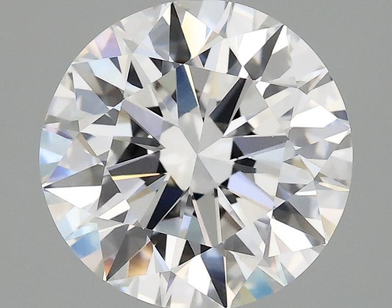 2.57 Carat Round Shaped Ideal Cut VVS2 IGI Certified Lab Grown Diamond