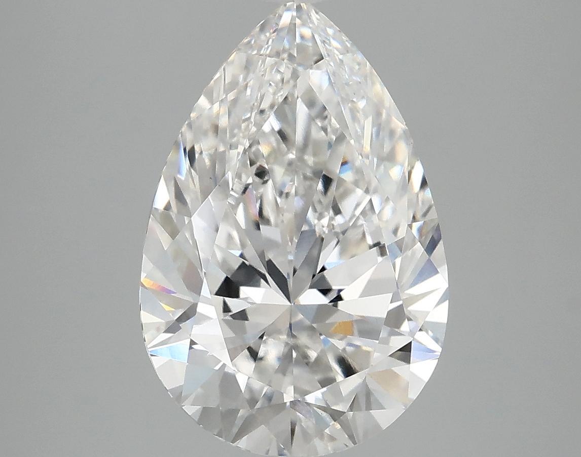 4.09 Carat Pear Shaped Excellent Cut VS1 IGI Certified Lab Grown Diamond