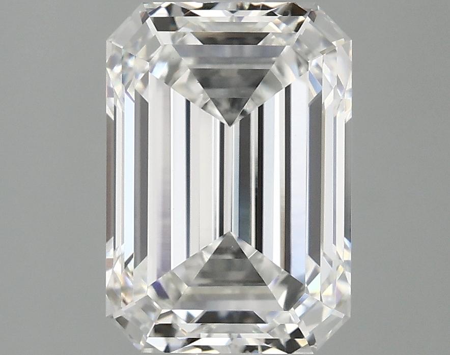 3.09 Carat Emerald Shaped Ideal Cut VVS2 IGI Certified Lab Grown Diamond