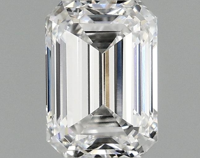 0.97 Carat Emerald Shaped Ideal Cut VVS2 IGI Certified Lab Grown Diamond