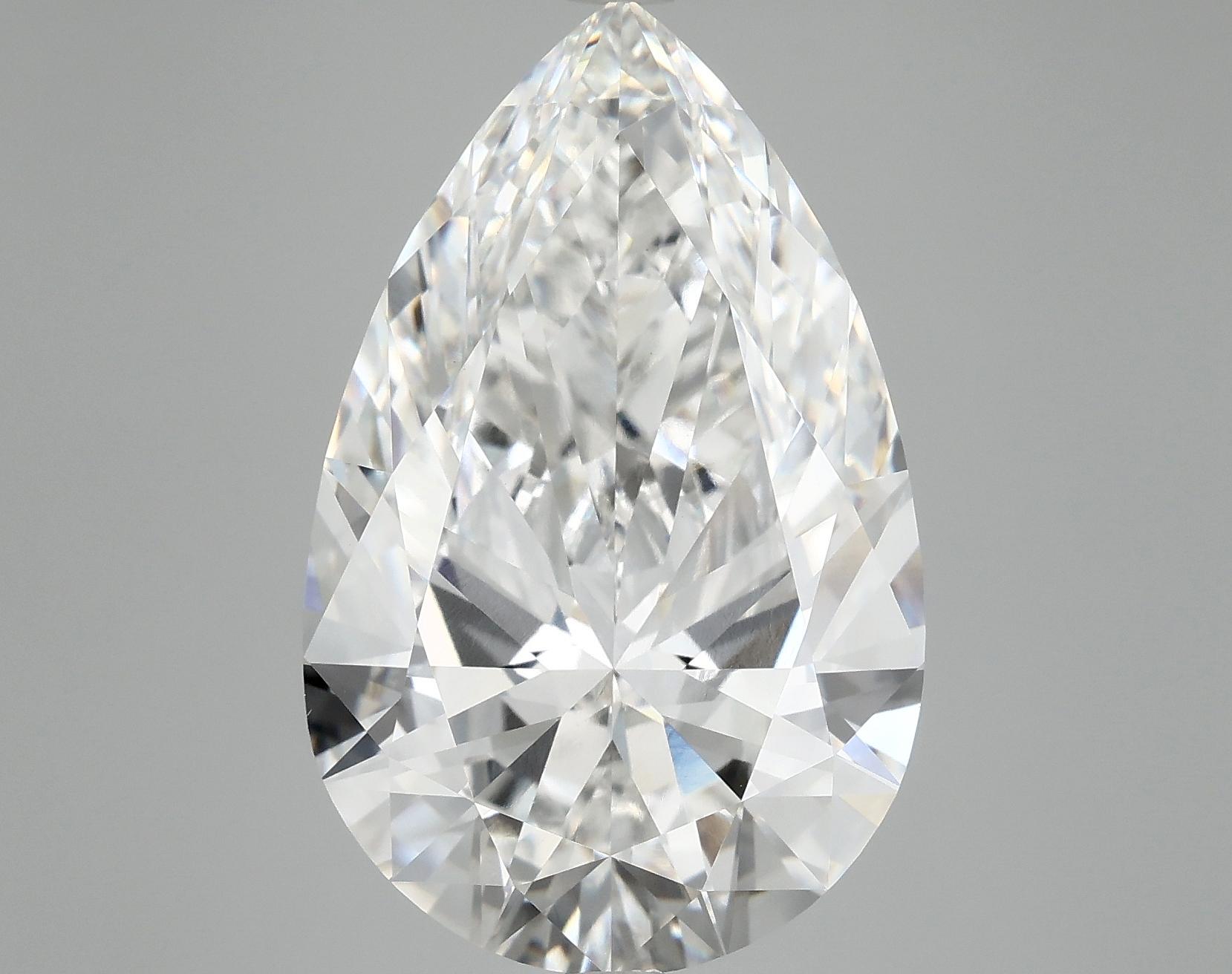 10.07 Carat Pear Shaped Ideal Cut VVS2 IGI Certified Lab Grown Diamond