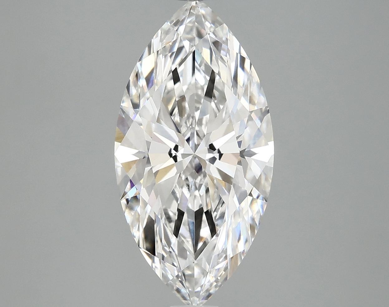 3.1 Carat Marquise Shaped Ideal Cut VVS2 IGI Certified Lab Grown Diamond