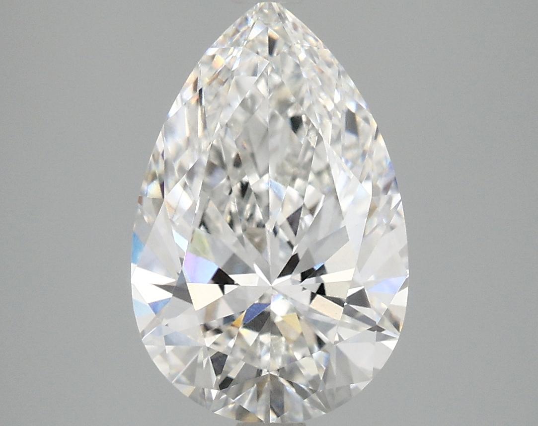 3.03 Carat Pear Shaped Ideal Cut VVS2 IGI Certified Lab Grown Diamond