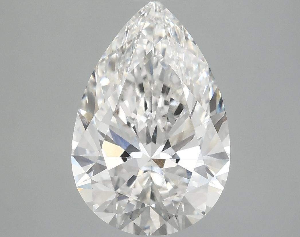 3.03 Carat Pear Shaped Excellent Cut VVS2 IGI Certified Lab Grown Diamond