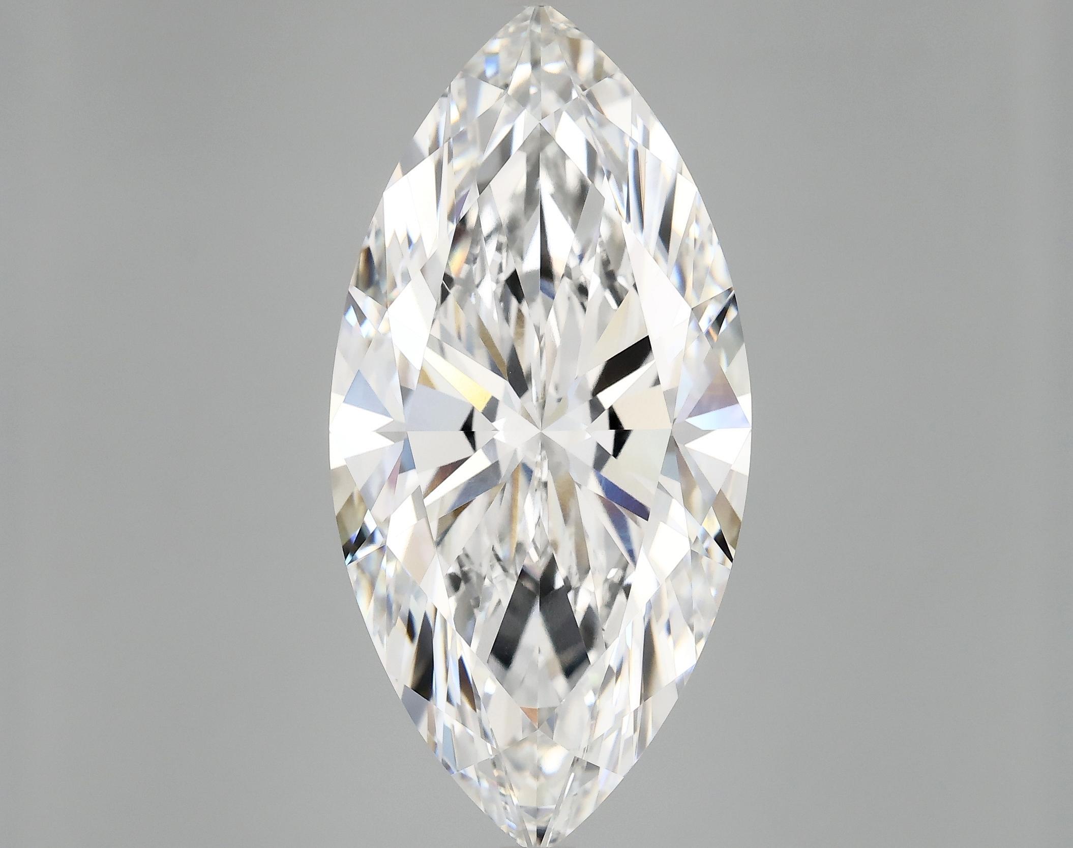11.71 Carat Marquise Shaped Ideal Cut VVS2 IGI Certified Lab Grown Diamond