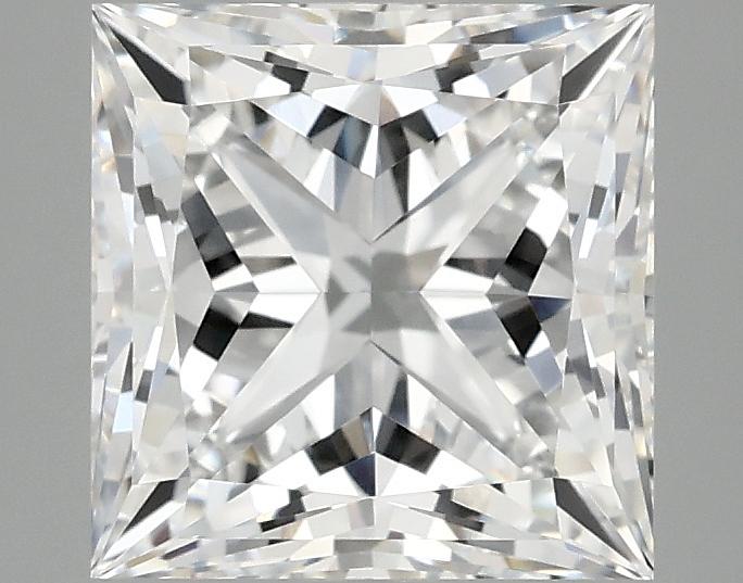 2.58 Carat Princess Shaped Ideal Cut VVS2 IGI Certified Lab Grown Diamond