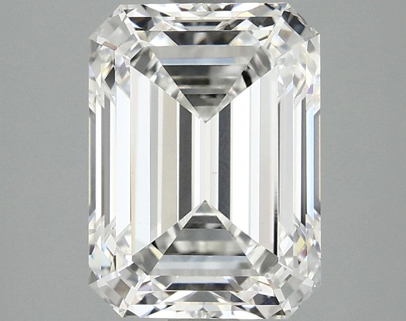 3.08 Carat Emerald Shaped Excellent Cut VVS2 IGI Certified Lab Grown Diamond