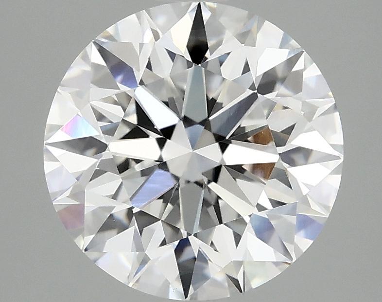 3.07 Carat Round Shaped Excellent Cut VVS2 IGI Certified Lab Grown Diamond