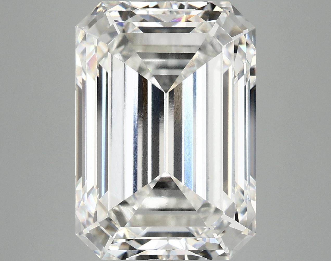 10.07 Carat Emerald Shaped Ideal Cut VVS2 IGI Certified Lab Grown Diamond