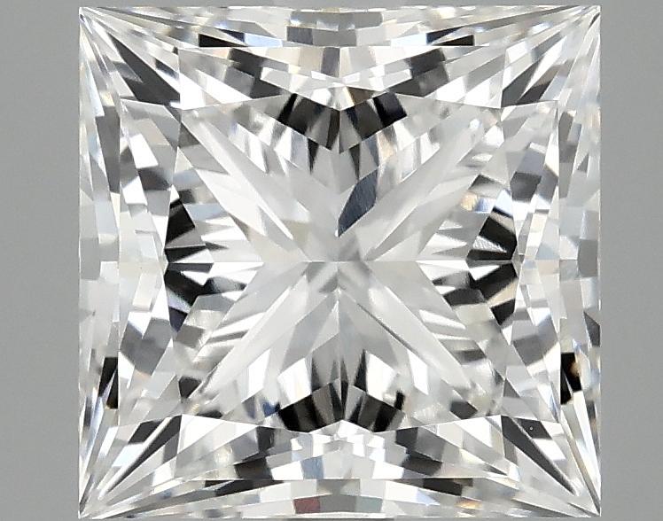 4.07 Carat Princess Shaped Ideal Cut VVS2 IGI Certified Lab Grown Diamond