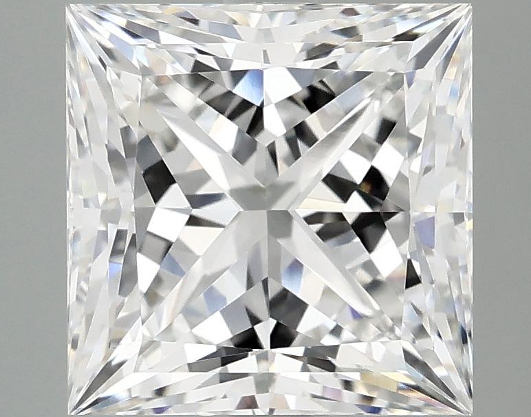 4.1 Carat Princess Shaped Ideal Cut VVS2 IGI Certified Lab Grown Diamond