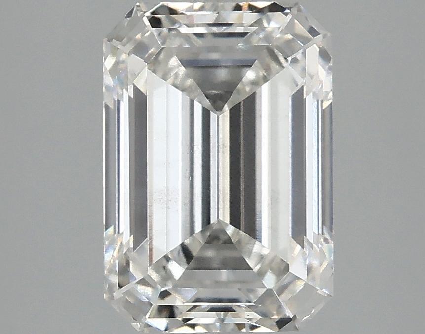 3.02 Carat Emerald Shaped Ideal Cut SI1 IGI Certified Lab Grown Diamond