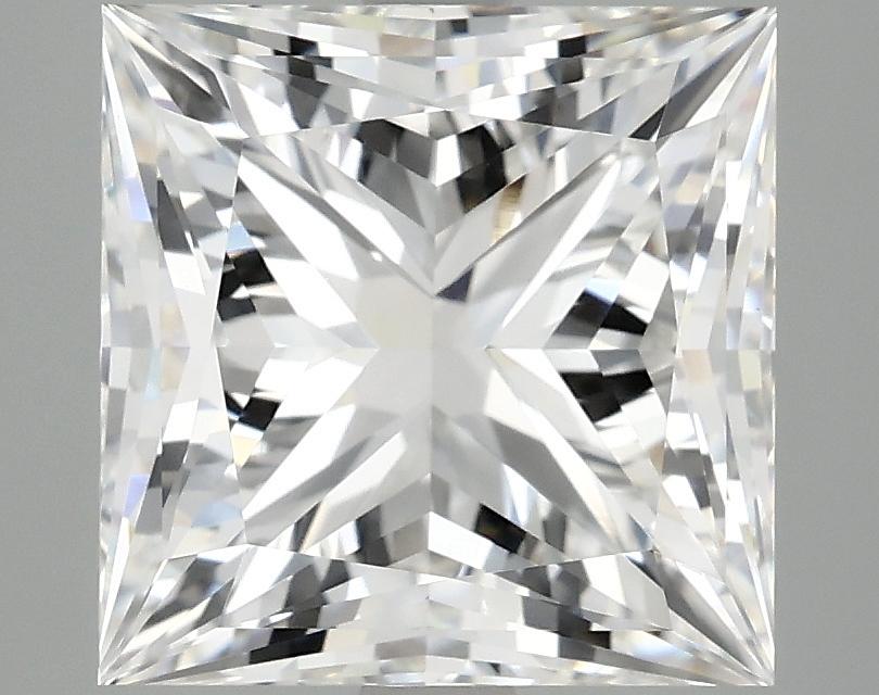4.48 Carat Princess Shaped Ideal Cut VVS2 IGI Certified Lab Grown Diamond