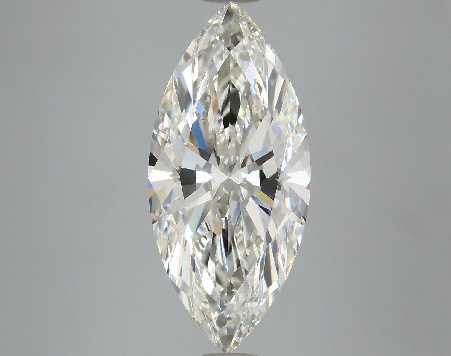 4.04 Carat Marquise Shaped Excellent Cut VS1 IGI Certified Lab Grown Diamond