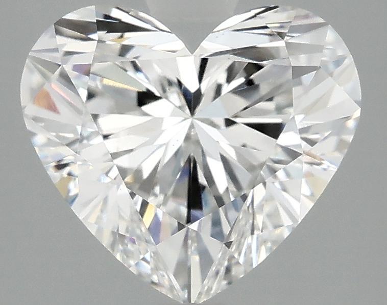 2.98 Carat Heart Shaped Ideal Cut VS1 IGI Certified Lab Grown Diamond