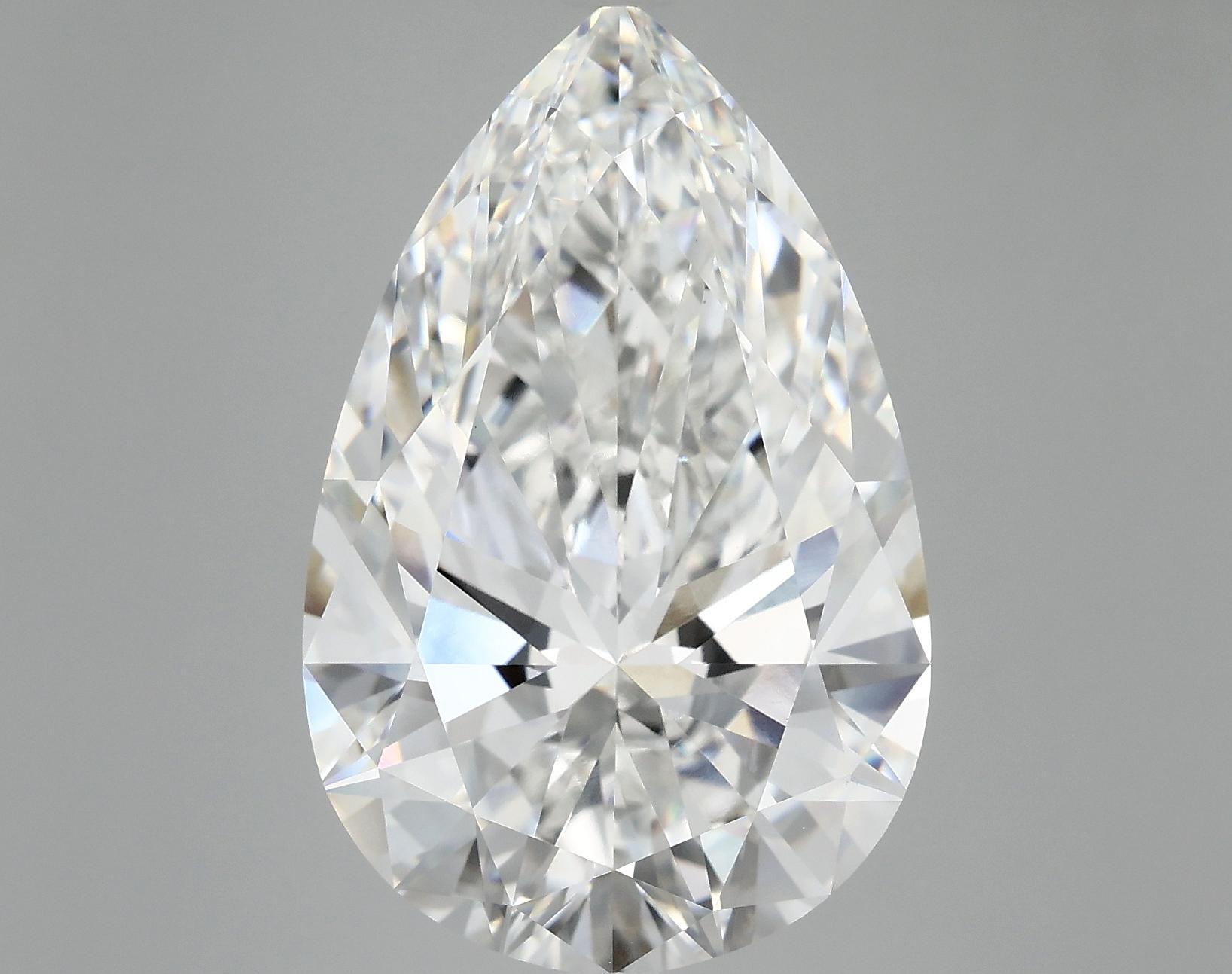 10.42 Carat Pear Shaped Ideal Cut VVS2 IGI Certified Lab Grown Diamond