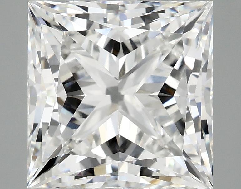 4.13 Carat Princess Shaped Ideal Cut VVS2 IGI Certified Lab Grown Diamond