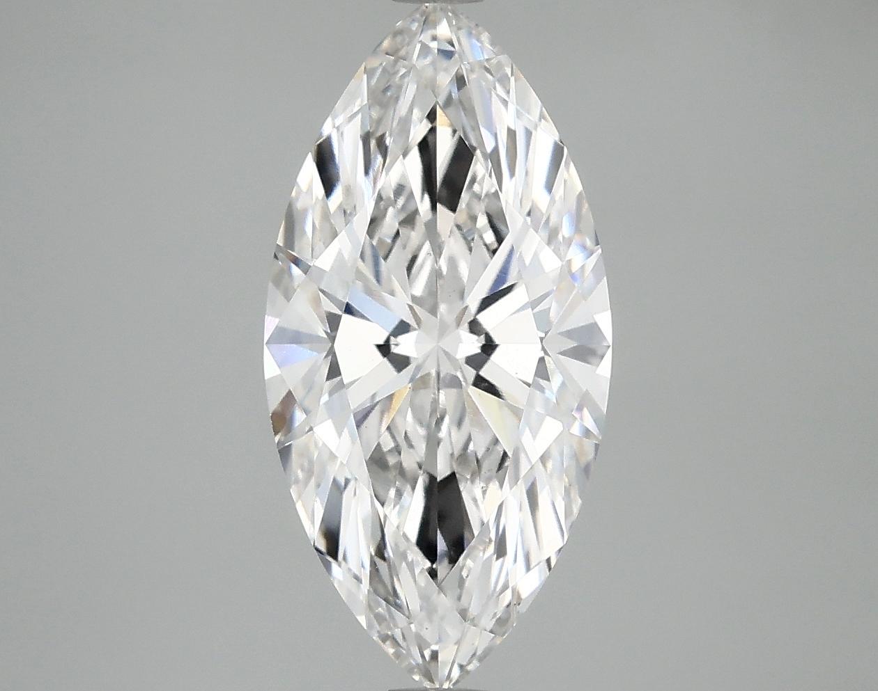3.04 Carat Marquise Shaped Ideal Cut VS2 IGI Certified Lab Grown Diamond