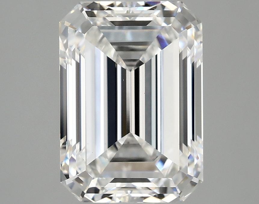 3.07 Carat Emerald Shaped Ideal Cut VVS2 IGI Certified Lab Grown Diamond