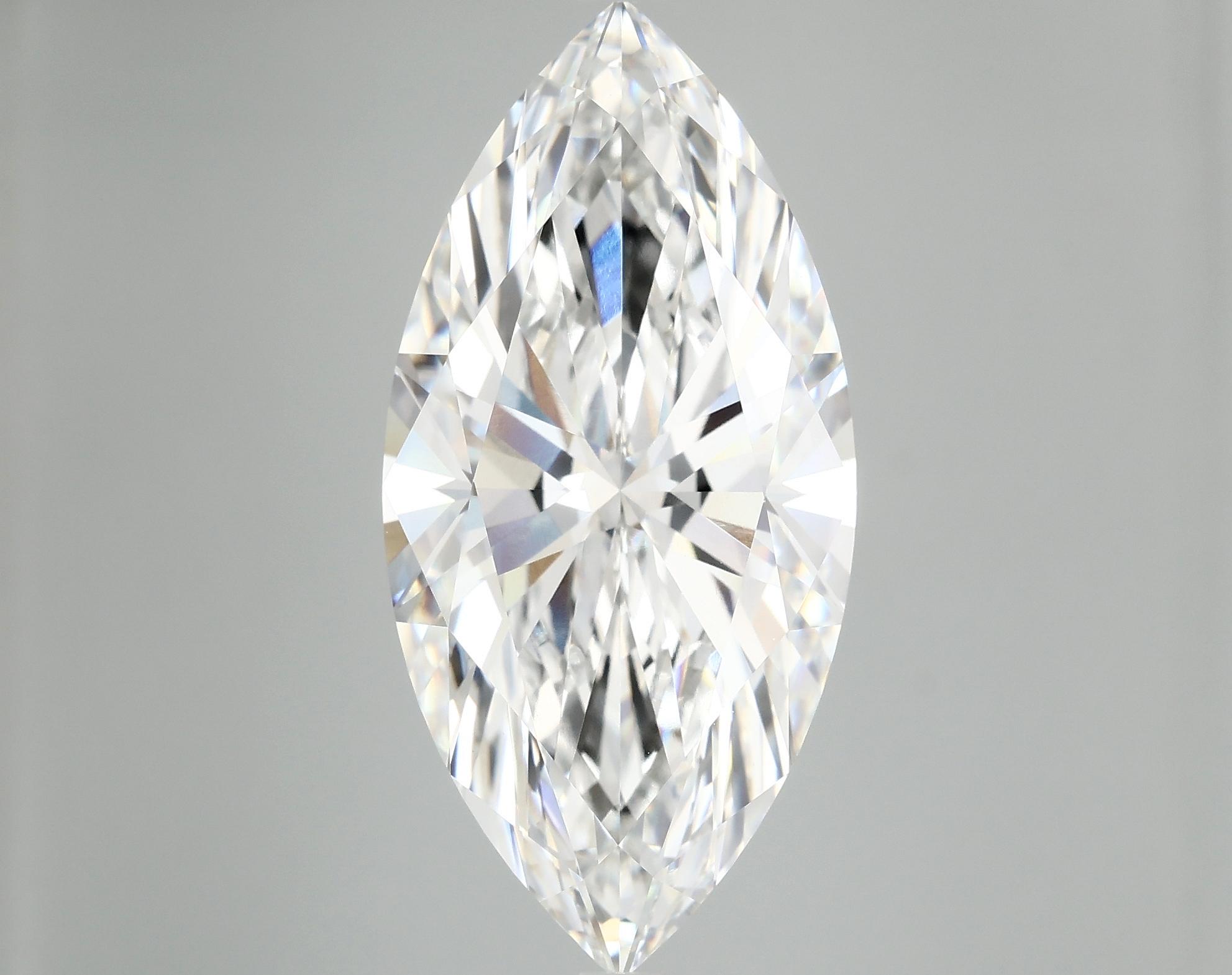 10.37 Carat Marquise Shaped Excellent Cut VVS2 IGI Certified Lab Grown Diamond
