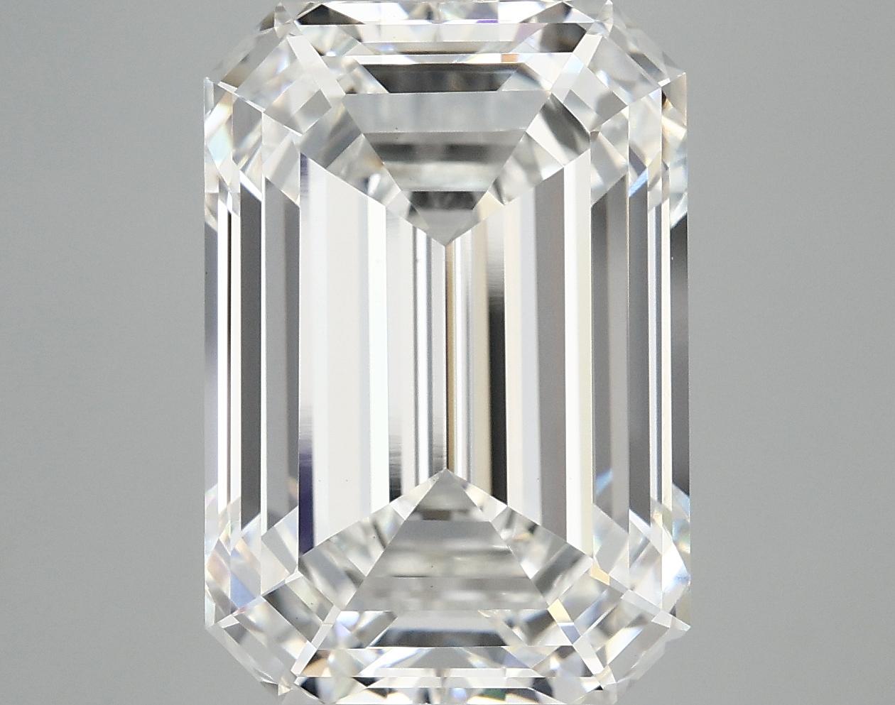 10.19 Carat Emerald Shaped Ideal Cut VVS2 IGI Certified Lab Grown Diamond