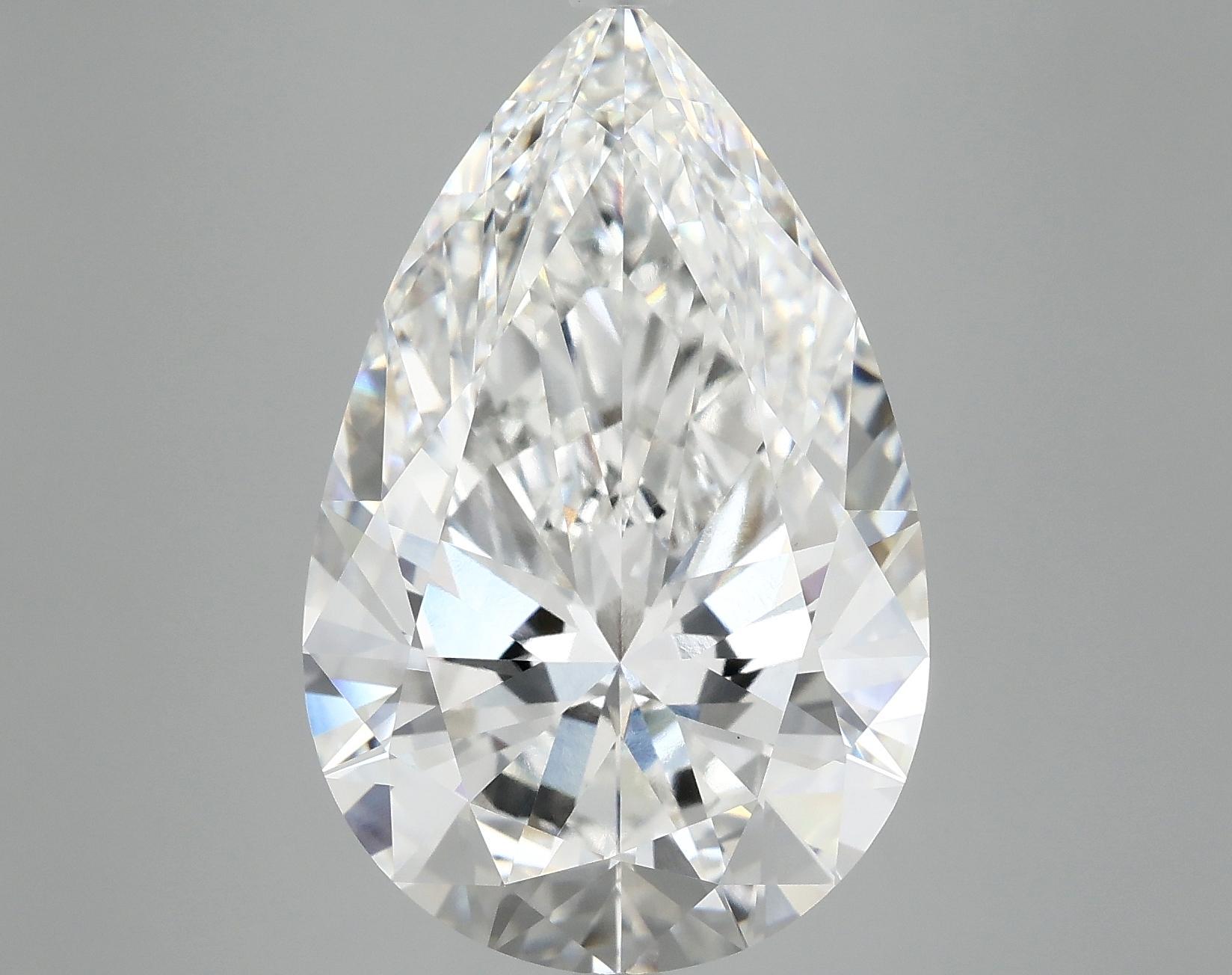 10.12 Carat Pear Shaped Ideal Cut VVS2 IGI Certified Lab Grown Diamond