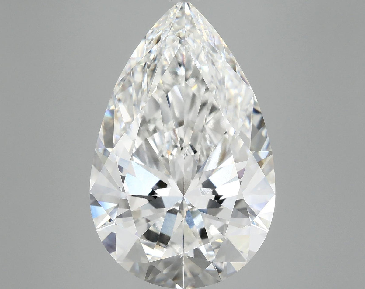 10.12 Carat Pear Shaped Ideal Cut VVS2 IGI Certified Lab Grown Diamond