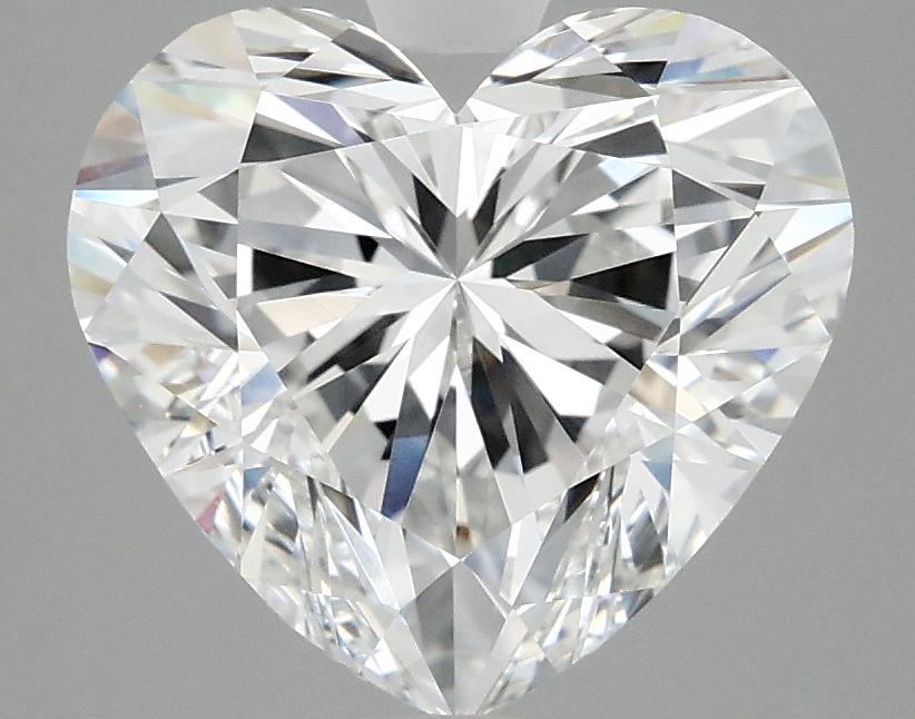 4.03 Carat Heart Shaped Ideal Cut VVS2 IGI Certified Lab Grown Diamond