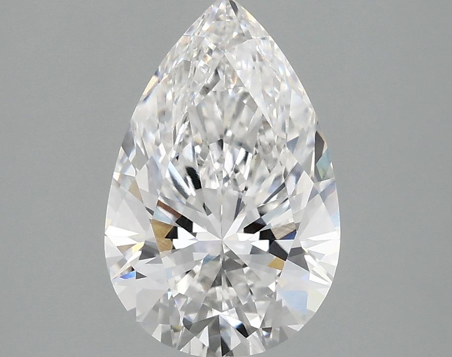 2.03 Carat Pear Shaped Ideal Cut VVS2 IGI Certified Lab Grown Diamond
