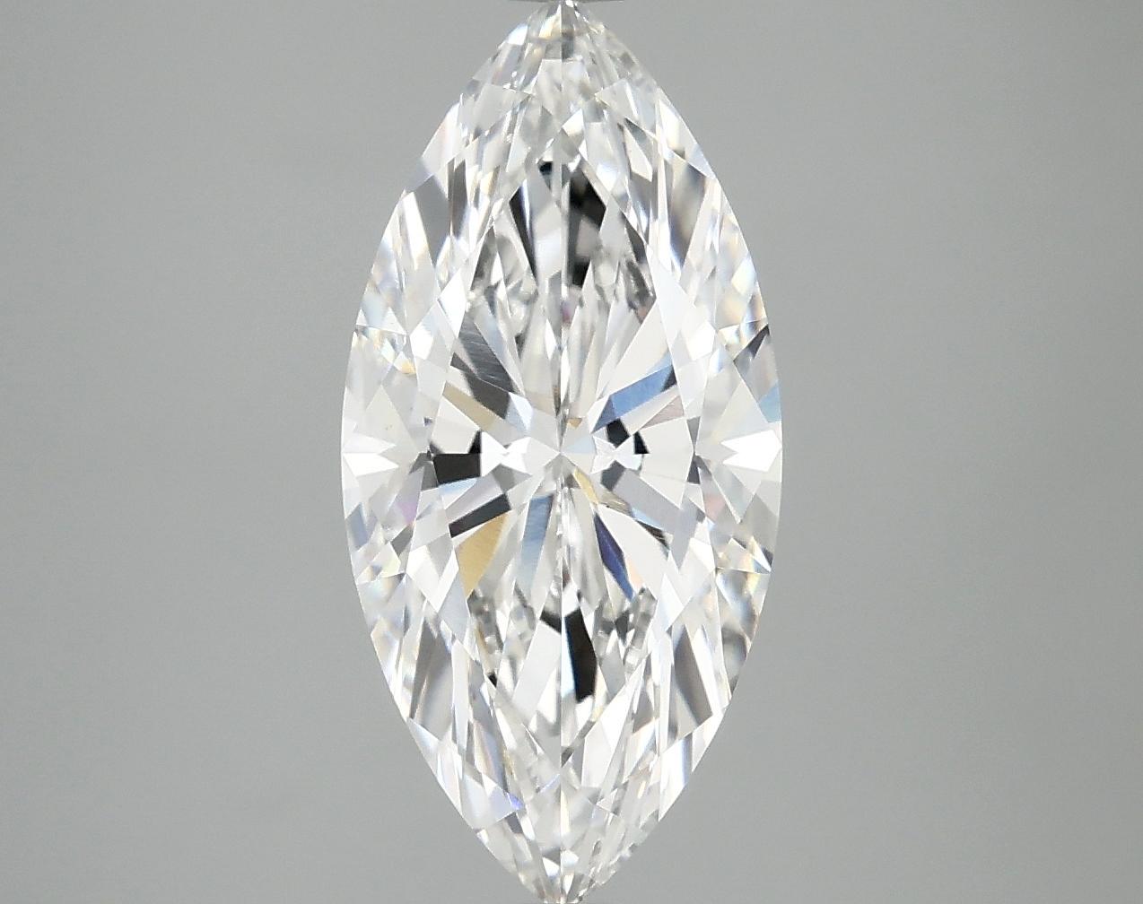 3.09 Carat Marquise Shaped Excellent Cut VS1 IGI Certified Lab Grown Diamond