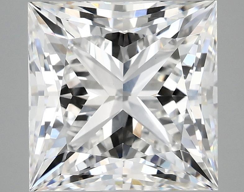 4.71 Carat Princess Shaped Ideal Cut VVS2 IGI Certified Lab Grown Diamond