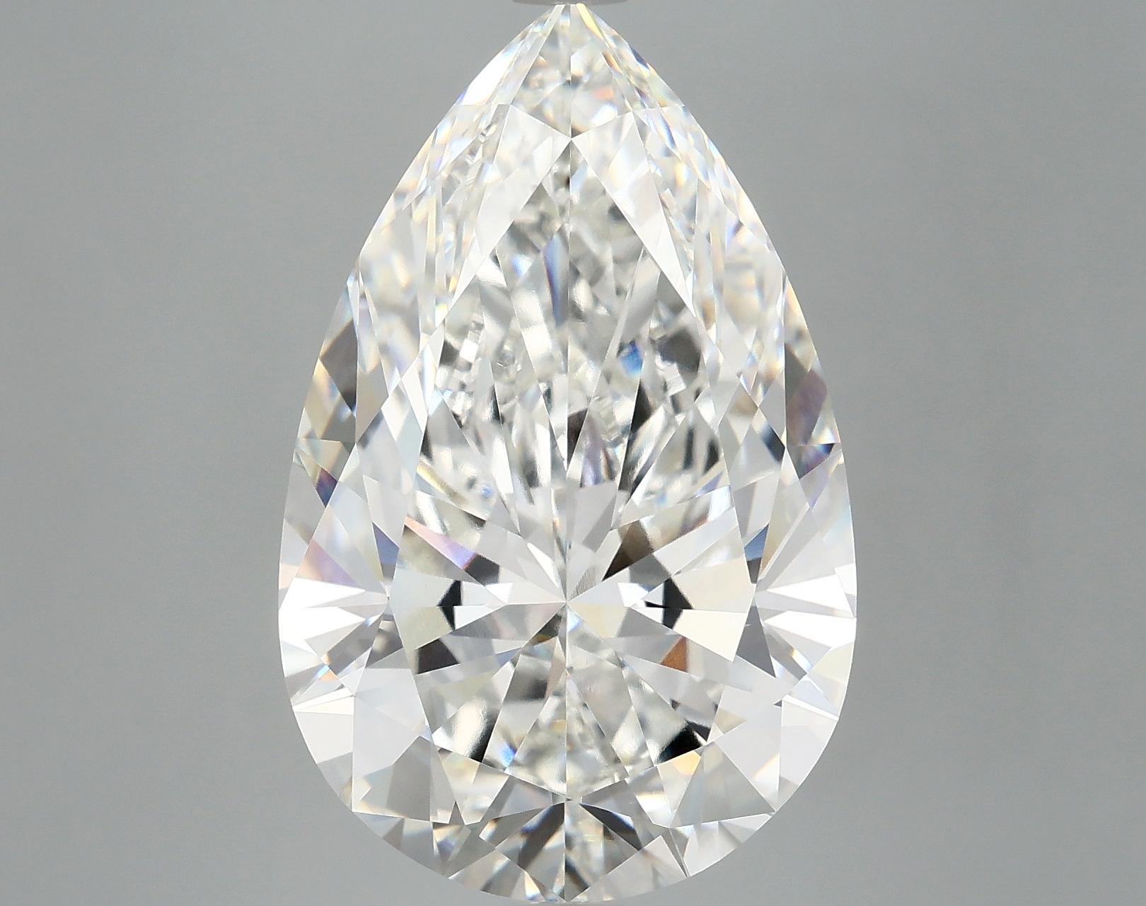 10.04 Carat Pear Shaped Ideal Cut VVS2 IGI Certified Lab Grown Diamond