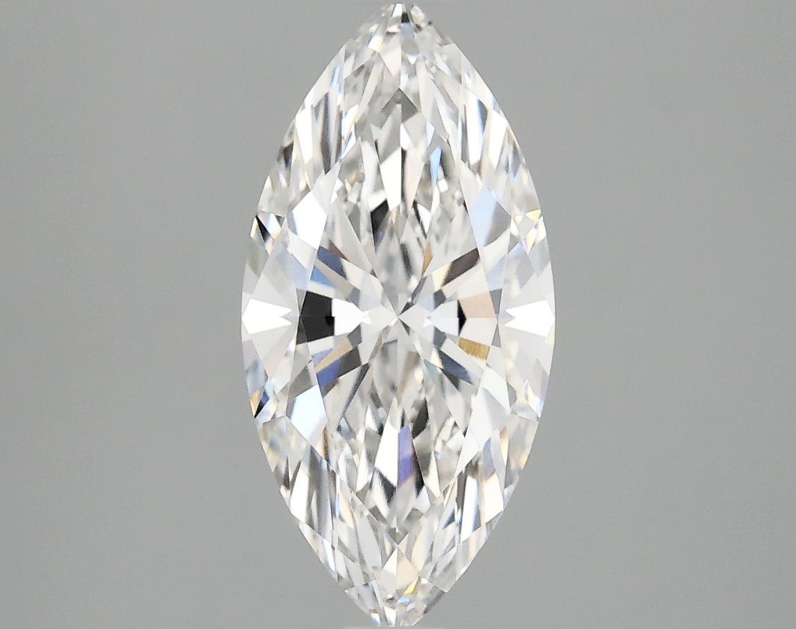 2.05 Carat Marquise Shaped Excellent Cut VVS2 IGI Certified Lab Grown Diamond