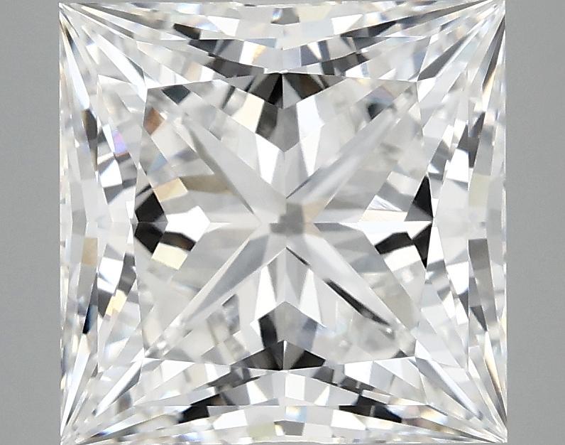 4.65 Carat Princess Shaped Ideal Cut VVS2 IGI Certified Lab Grown Diamond