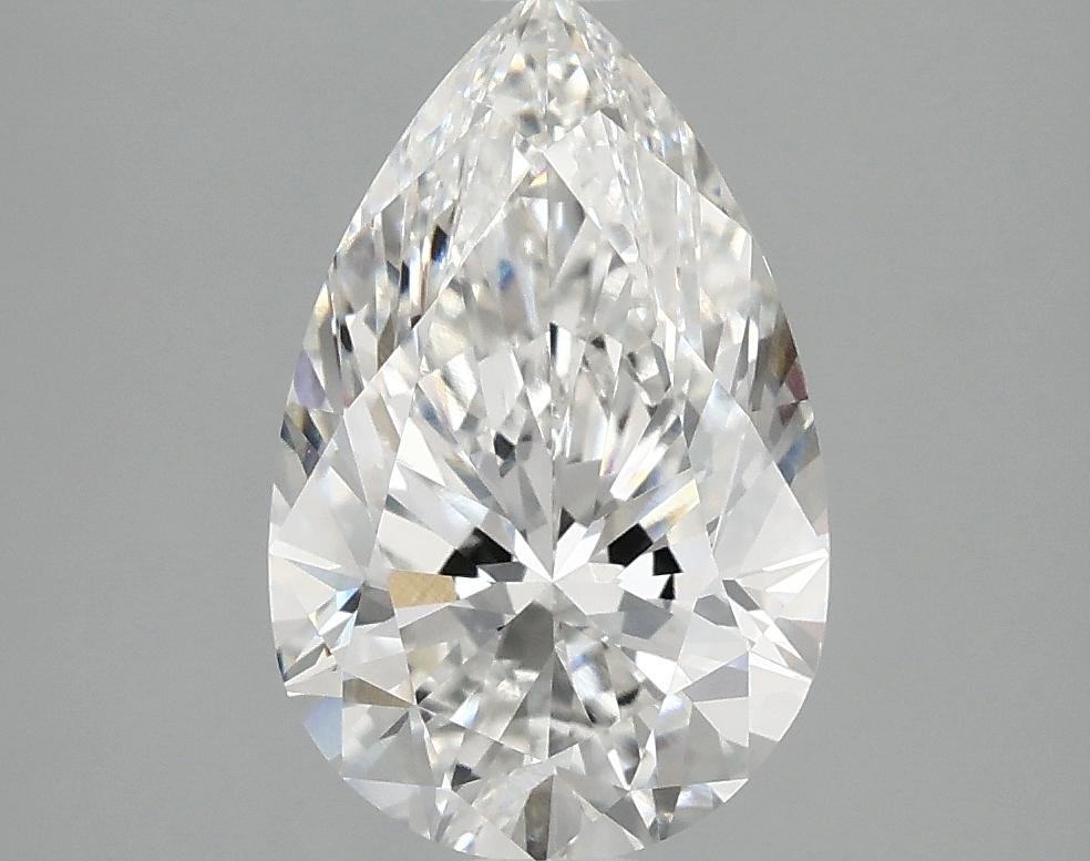 2.51 Carat Pear Shaped Ideal Cut VVS2 IGI Certified Lab Grown Diamond