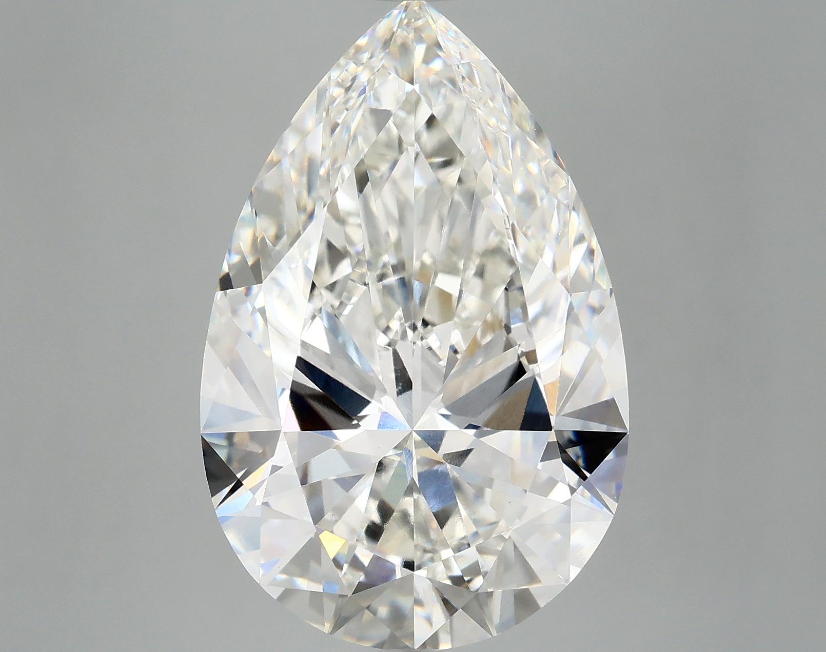 10.08 Carat Pear Shaped Excellent Cut VVS2 IGI Certified Lab Grown Diamond