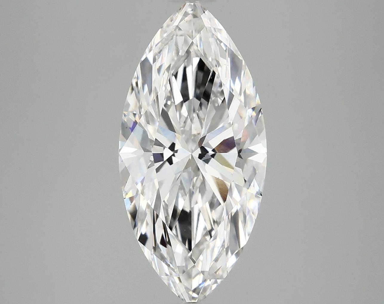 3.09 Carat Marquise Shaped Excellent Cut VS1 IGI Certified Lab Grown Diamond