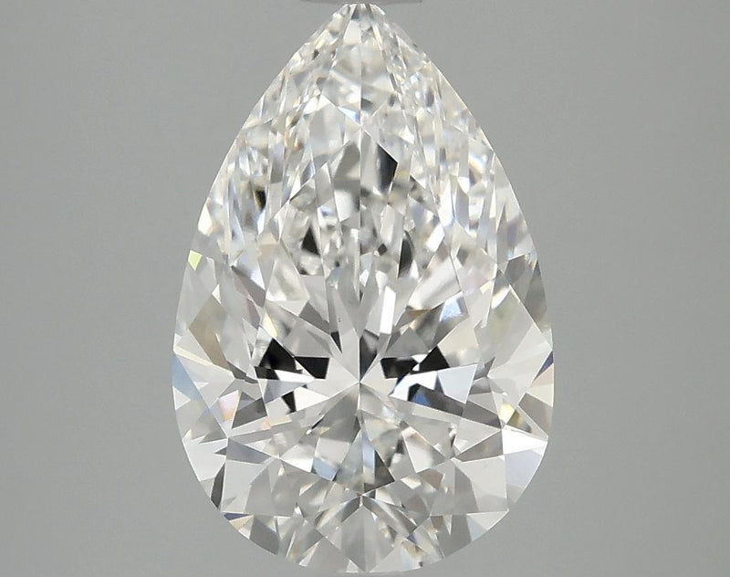 3.04 Carat Pear Shaped Excellent Cut VVS2 IGI Certified Lab Grown Diamond