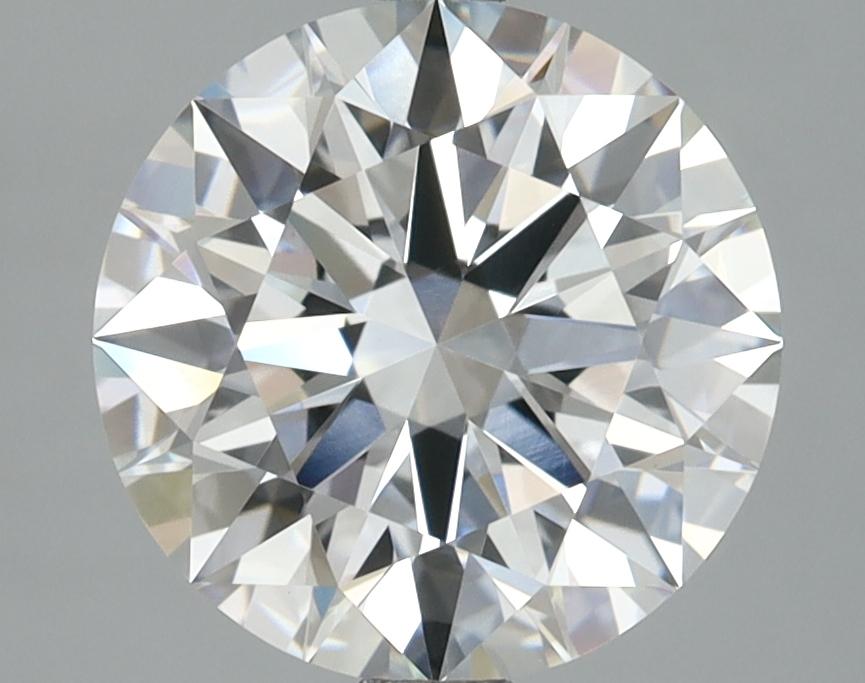 3.09 Carat Round Shaped Ideal Cut VVS2 IGI Certified Lab Grown Diamond