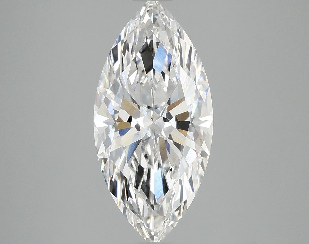 3.07 Carat Marquise Shaped Excellent Cut VS1 IGI Certified Lab Grown Diamond