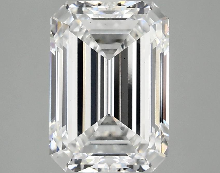 2.92 Carat Emerald Shaped Ideal Cut VS2 IGI Certified Lab Grown Diamond